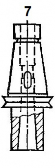 7- Нерегулируемые переходные втулки для инструмента с конусом Морзе 2-5 